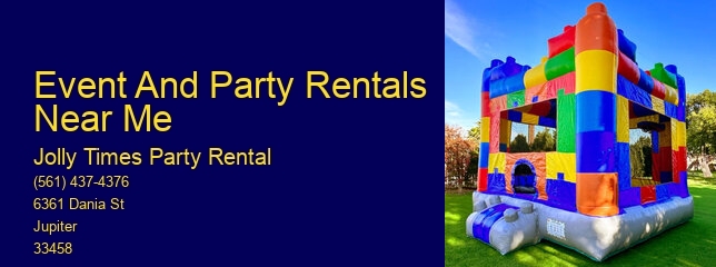 Inflatable Party Slides Rent