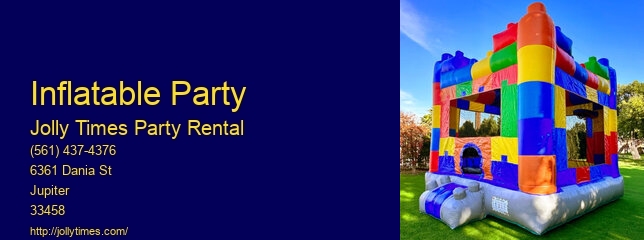 Inflatable Party Slides Rent